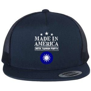 Proud Taiwanese American Taiwan Immigrant Pride Funny Gift Flat Bill Trucker Hat