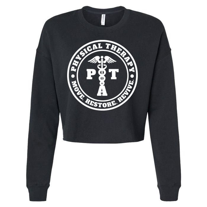 PTA Therapist Assistant Physical Therapy Cropped Pullover Crew