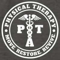PTA Therapist Assistant Physical Therapy Vector Backpack