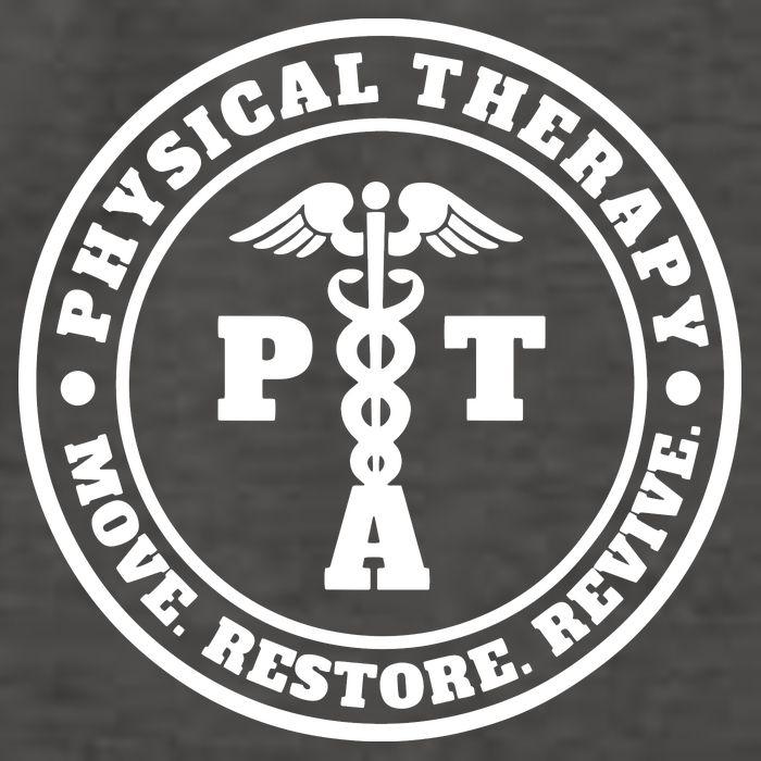 PTA Therapist Assistant Physical Therapy Vector Backpack
