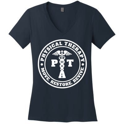 PTA Therapist Assistant Physical Therapy Women's V-Neck T-Shirt