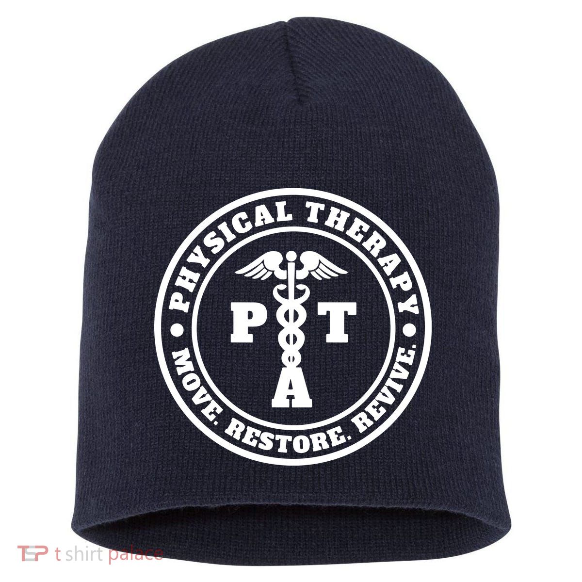 PTA Therapist Assistant Physical Therapy Short Acrylic Beanie