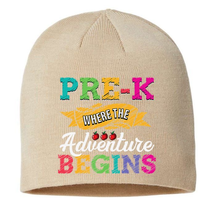 PreK Teacher Adventure Begins First Day Preschool Teachers Gift Sustainable Beanie