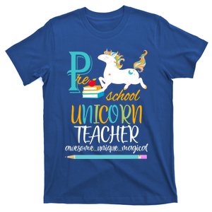 PreSchool Teacher Awesome Magical Unicorn School Gift T-Shirt