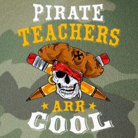 Pirate Teachers ARR Cool Halloween Teach Like A Pirate Legacy Tie Dye Trucker Hat