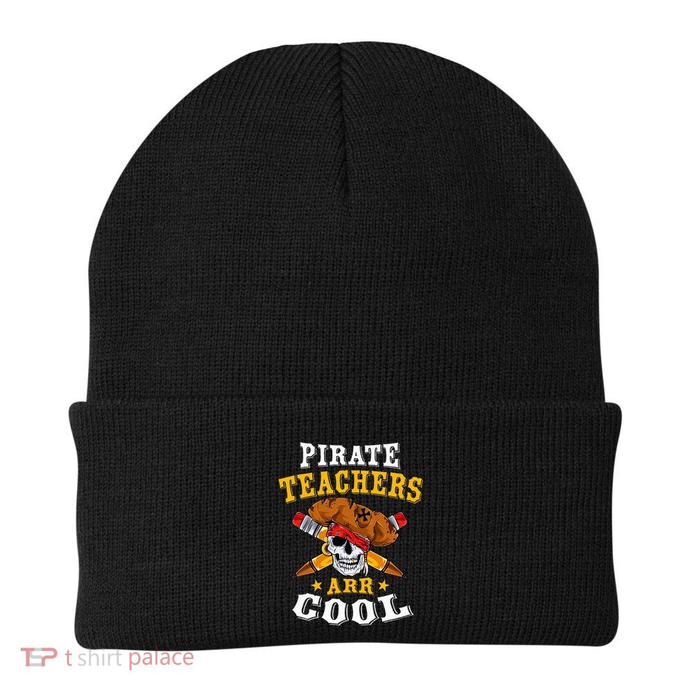 Pirate Teachers ARR Cool Halloween Teach Like A Pirate Beanie