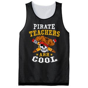 Pirate Teachers ARR Cool Halloween Teach Like A Pirate Mesh Reversible Basketball Jersey Tank