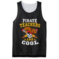 Pirate Teachers ARR Cool Halloween Teach Like A Pirate Mesh Reversible Basketball Jersey Tank
