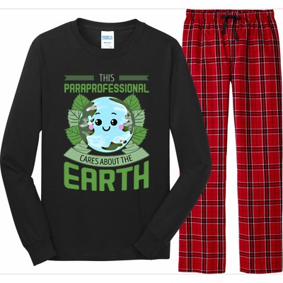 Paraprofessional Teachers Assistant Paraeducator Educator Gift Long Sleeve Pajama Set