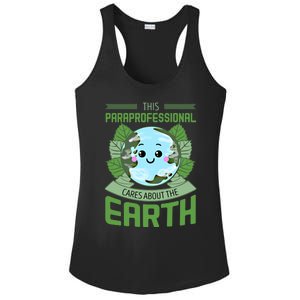 Paraprofessional Teachers Assistant Paraeducator Educator Gift Ladies PosiCharge Competitor Racerback Tank