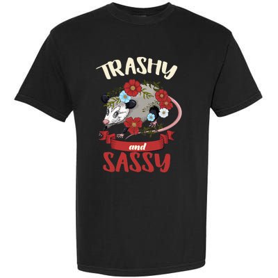 Possum Trashy And Sassy Live Ugly Opossum Team Trash Garment-Dyed Heavyweight T-Shirt