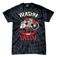 Possum Trashy And Sassy Live Ugly Opossum Team Trash Tie-Dye T-Shirt