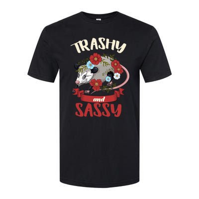 Possum Trashy And Sassy Live Ugly Opossum Team Trash Softstyle CVC T-Shirt