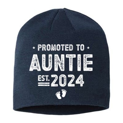 Promoted To Auntie 2024 Soon To Be Auntie Sustainable Beanie