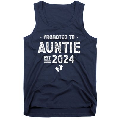 Promoted To Auntie 2024 Soon To Be Auntie Tank Top