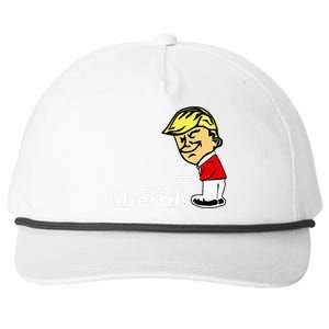 Pro Trump Anti Liberal Donald Trump Pissing On Liberals Gift Snapback Five-Panel Rope Hat