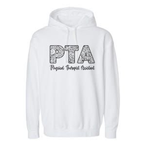 Physical Therapist Assistant PTA Gifts Physical Therapy PT Garment-Dyed Fleece Hoodie