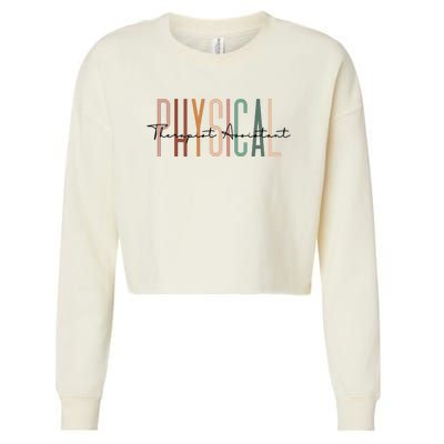 Physical Therapist Assistant PTA Physical Therapy Assistant Cropped Pullover Crew