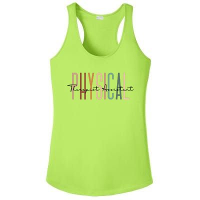 Physical Therapist Assistant PTA Physical Therapy Assistant Ladies PosiCharge Competitor Racerback Tank