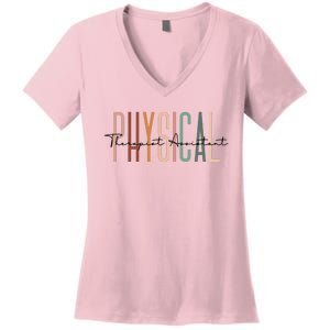 Physical Therapist Assistant PTA Physical Therapy Assistant Women's V-Neck T-Shirt