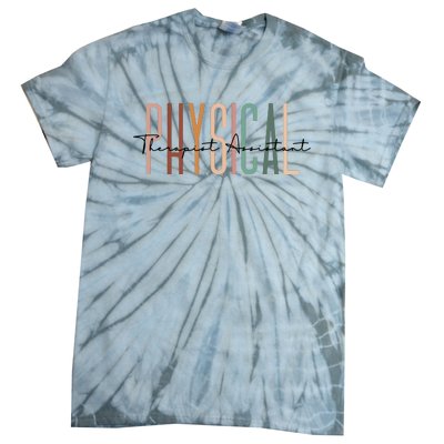 Physical Therapist Assistant PTA Physical Therapy Assistant Tie-Dye T-Shirt