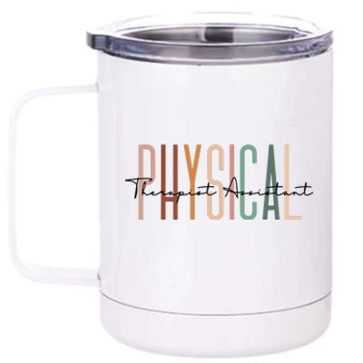 Physical Therapist Assistant PTA Physical Therapy Assistant 12 oz Stainless Steel Tumbler Cup