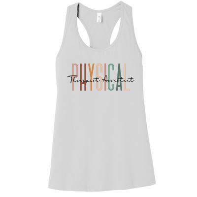 Physical Therapist Assistant PTA Physical Therapy Assistant Women's Racerback Tank