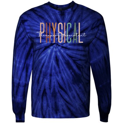 Physical Therapist Assistant PTA Physical Therapy Assistant Tie-Dye Long Sleeve Shirt