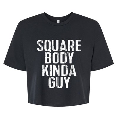 Pickup Truck Apparel Square Body Kinda Guy Classic Truck Bella+Canvas Jersey Crop Tee