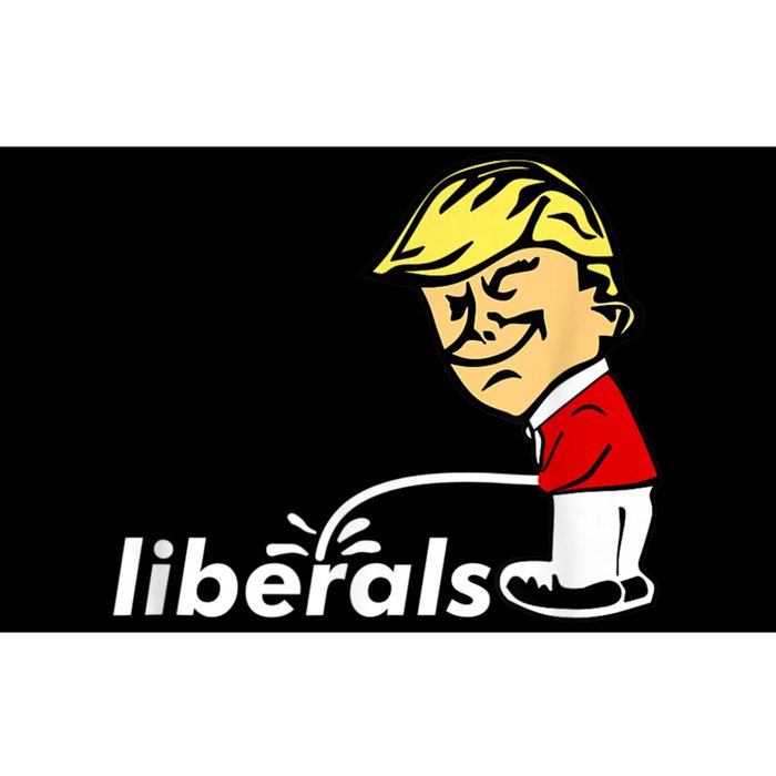 Pro Trump Anti Liberal Donald Trump Pissing On Liberals Bumper Sticker