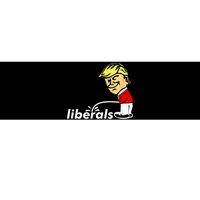 Pro Trump Anti Liberal Donald Trump Pissing On Liberals Bumper Sticker