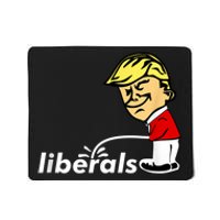 Pro Trump Anti Liberal Donald Trump Pissing On Liberals Mousepad