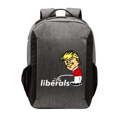 Pro Trump Anti Liberal Donald Trump Pissing On Liberals Vector Backpack