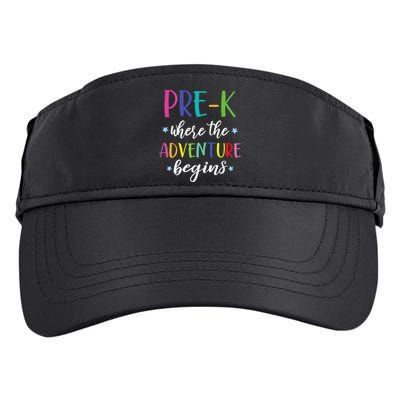 Pre-K Teacher Adventure Begins First Day Preschool Teachers Adult Drive Performance Visor