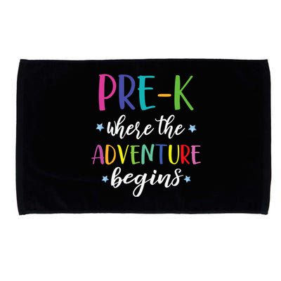 Pre-K Teacher Adventure Begins First Day Preschool Teachers Microfiber Hand Towel