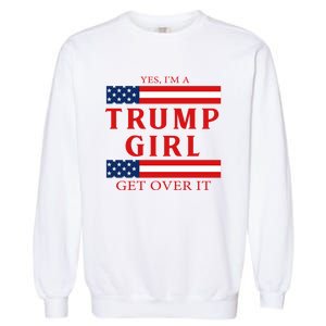 Proud Trump America Flag Garment-Dyed Sweatshirt