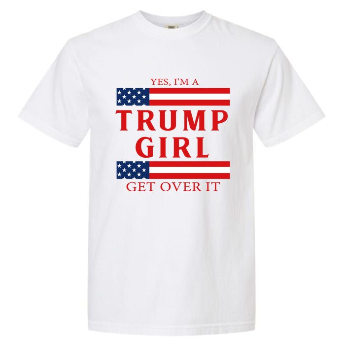 Proud Trump America Flag Garment-Dyed Heavyweight T-Shirt