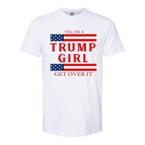 Proud Trump America Flag Softstyle CVC T-Shirt