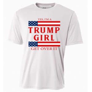 Proud Trump America Flag Cooling Performance Crew T-Shirt