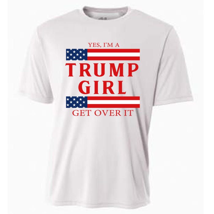 Proud Trump America Flag Cooling Performance Crew T-Shirt