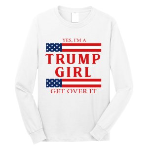 Proud Trump America Flag Long Sleeve Shirt