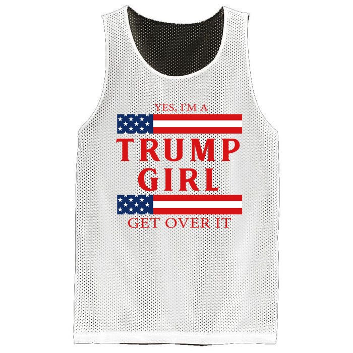 Proud Trump America Flag Mesh Reversible Basketball Jersey Tank