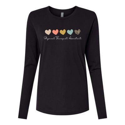 Physical Therapist Assistant PTA Physical Therapy Assistant Womens Cotton Relaxed Long Sleeve T-Shirt