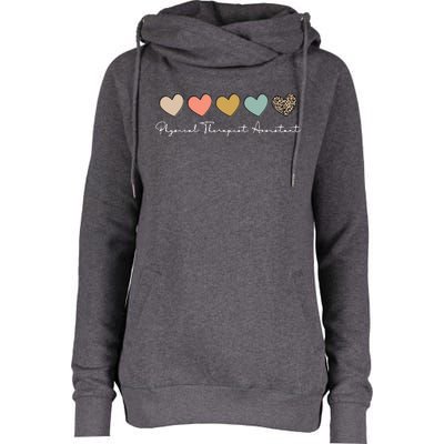 Physical Therapist Assistant PTA Physical Therapy Assistant Womens Funnel Neck Pullover Hood