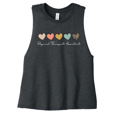 Physical Therapist Assistant PTA Physical Therapy Assistant Women's Racerback Cropped Tank