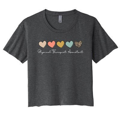 Physical Therapist Assistant PTA Physical Therapy Assistant Women's Crop Top Tee