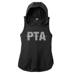 Physical Therapist Assistant PTA Physical Therapy Assistant Ladies PosiCharge Tri-Blend Wicking Draft Hoodie Tank