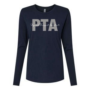 Physical Therapist Assistant PTA Physical Therapy Assistant Womens Cotton Relaxed Long Sleeve T-Shirt