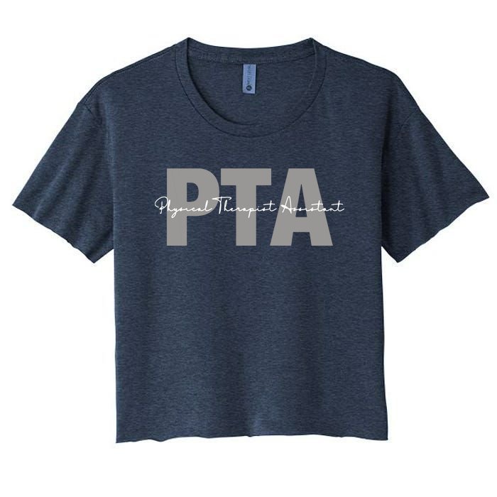 Physical Therapist Assistant PTA Physical Therapy Assistant Women's Crop Top Tee