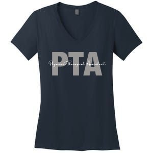 Physical Therapist Assistant PTA Physical Therapy Assistant Women's V-Neck T-Shirt